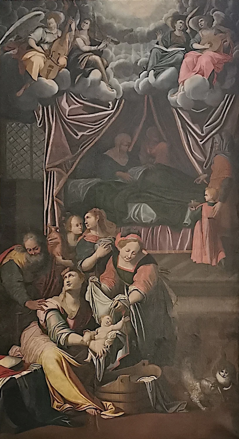 Natività della vergine - chiesa dei santi Pietro e Paolo di Brinzio, Varese